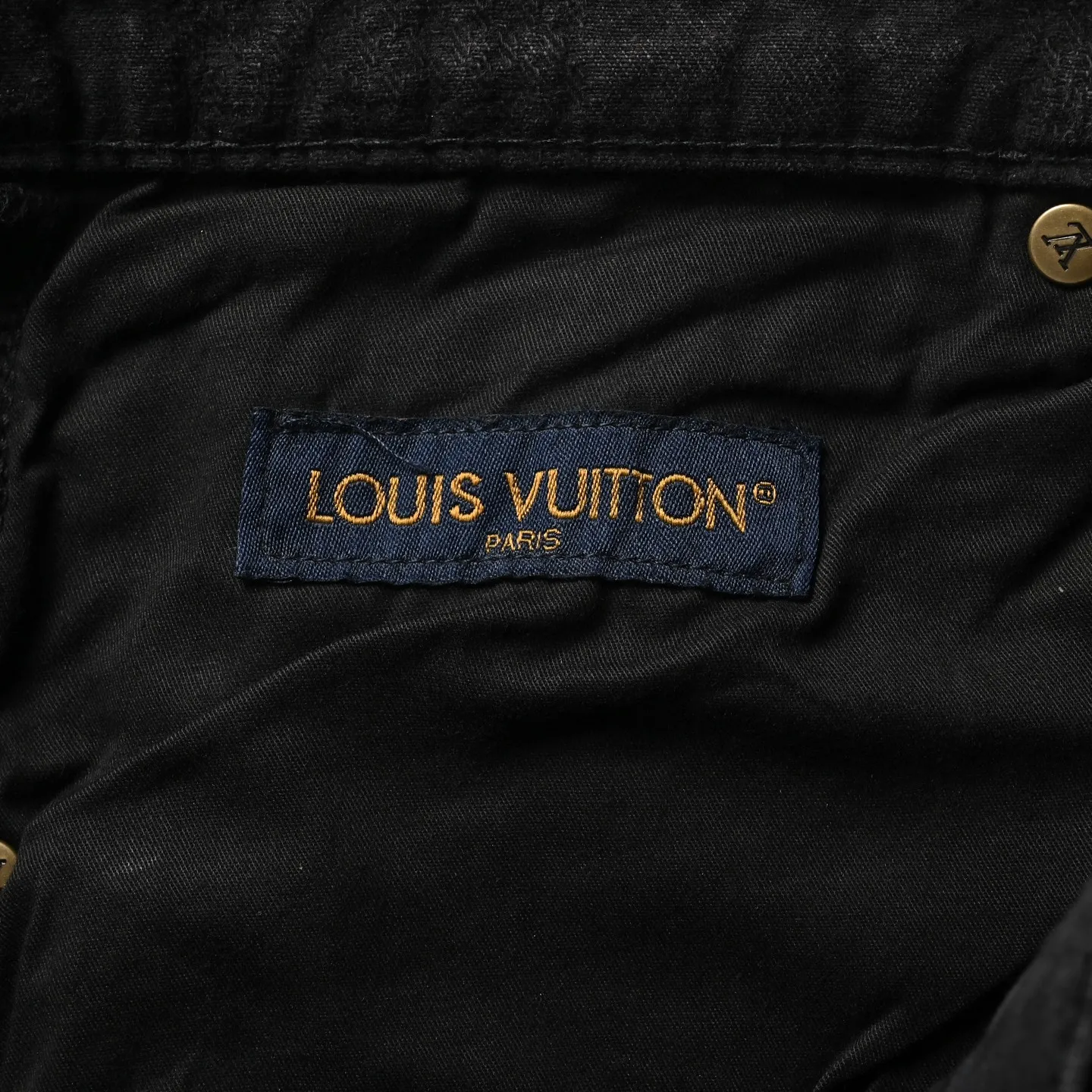 Louis Vuitton/Louis Vuitton dark checkerboard jeans